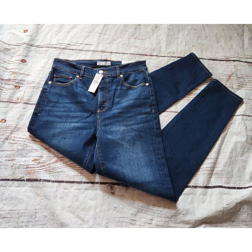 LOFT The Skinny High Rise Jeans Size 4 NWT